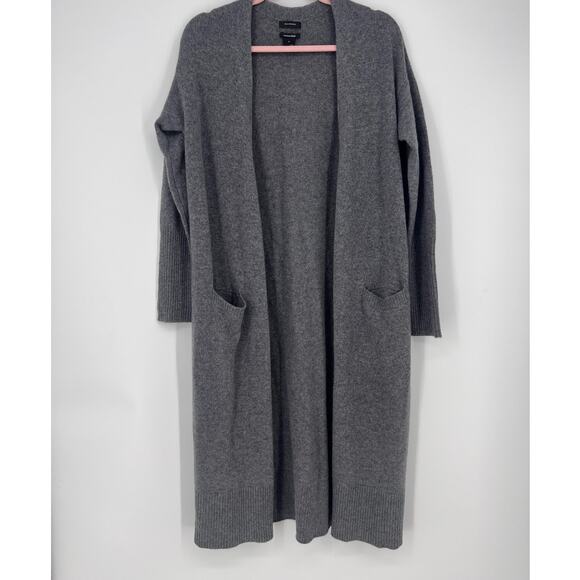 Halogen Cashmere/Wool Long Cardigan Sz M - Picture 1 of 11
